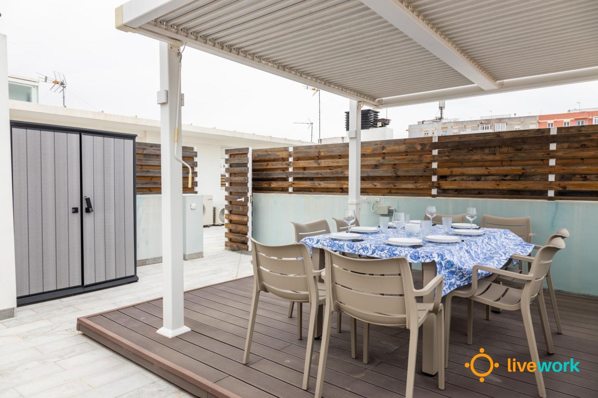 Apartamento Mirador De La Vina Free Parking By Livework Cádiz Exterior foto